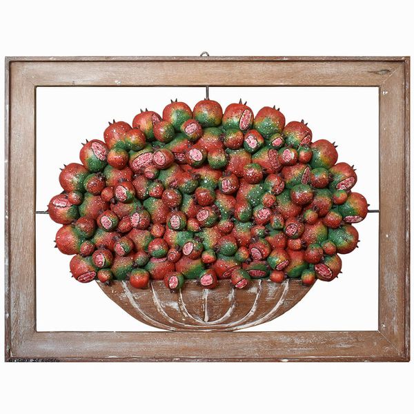Quadro Vazado - Ânfora de Romãs