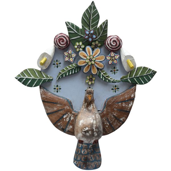 Divino Espírito Santo - Arranjo Flores 60 x 50 CM.