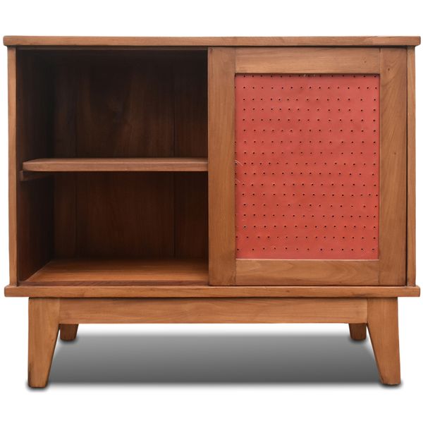 Buffet Porta de Correr Metálica - Vermelho