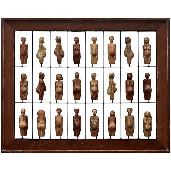 Painel Grade de Corpos com 24 pçs - Com Moldura