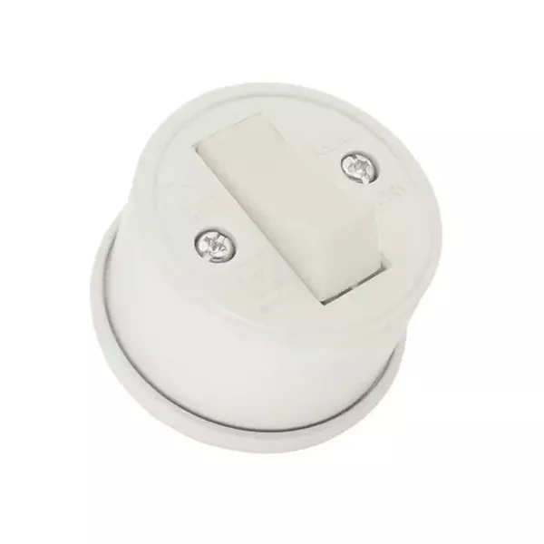 RADIAL 1801.398 INTERRUPTOR EXT REDONDO 1 TECLA SIMPLES BCO 