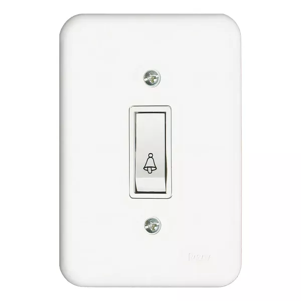  LINHA R 1 TECLA CAMPAINHA C/ PLACA BCA RADIAL 1902.001