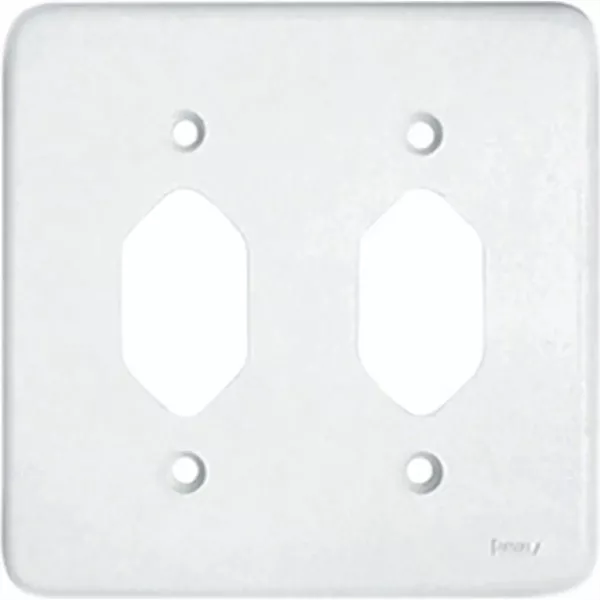  PLACA 4X4 2 TOMADAS RADIAL 1702.024 POLLAR