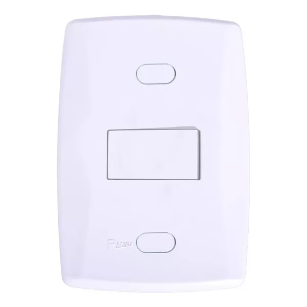 INTERRUPTOR MODULAR 1 TECLA SIMPLES RADIAL 1808.002 MARMORE