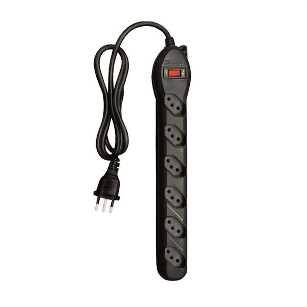 FILTRO DE LINHA 6 TOMADAS QUALITRONIX QFL6 