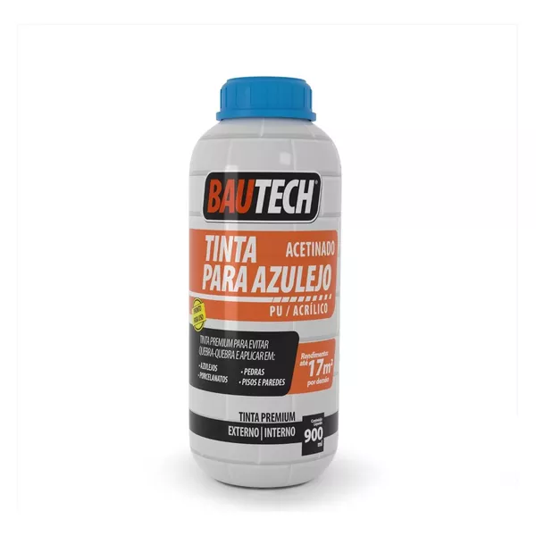 TINTA AZULEJO CERAMICA E PORCELANATO 900ML BAUTECH