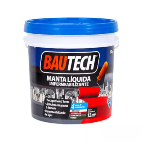  MANTA LIQUIDA CINZA CONCRETO 12KG BAUTECH