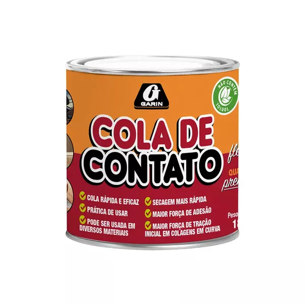 GARIN COLA DE CONTATO S/ TOLUOL 180GR