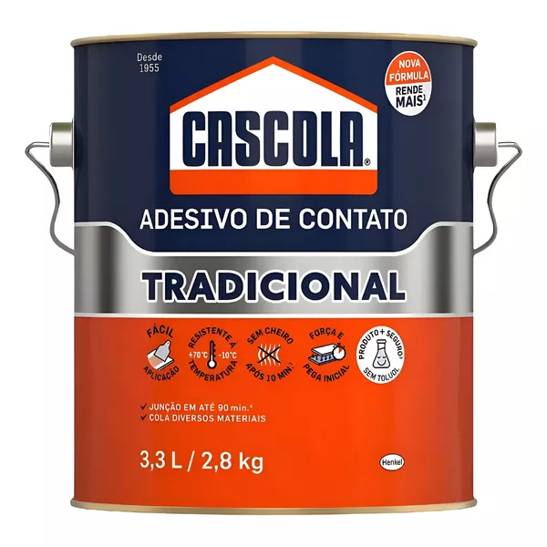 COLA BRANCA DE CONTATO CASCOLA 2,8 kg
