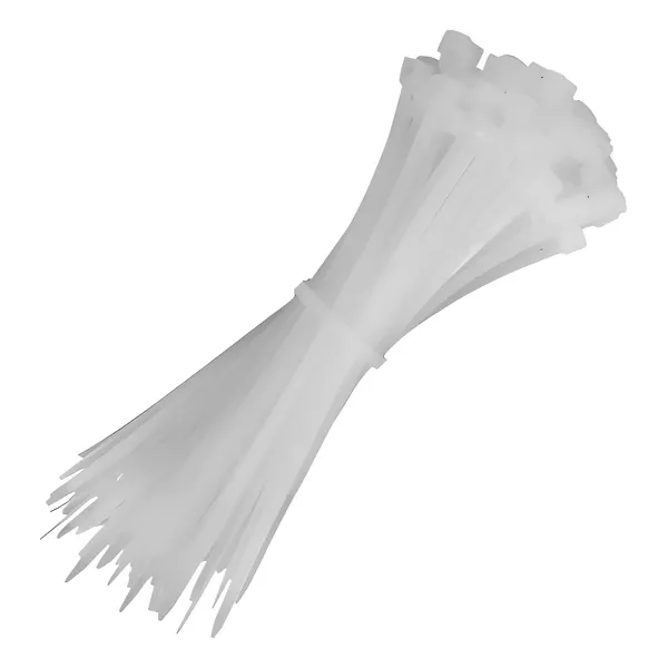  ABRACADEIRA NYLON BRANCA 3,6X200MM EDA