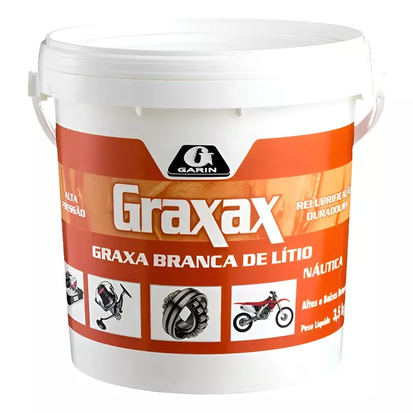GARIN GRAXA BRANCA DE LITIO 3,5KG 