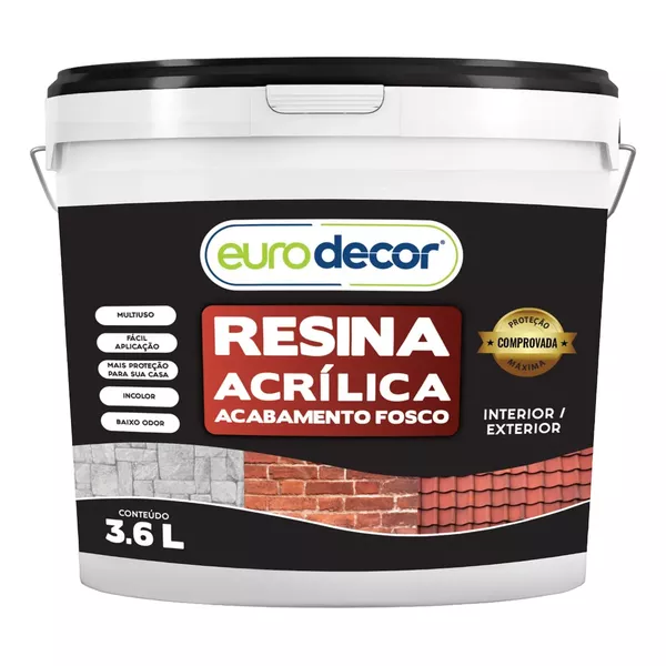 RESINA ACRILICA MULTIUSO FOSCA 3,6L EURODECOR 