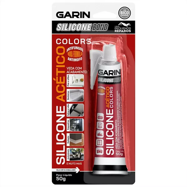 GARIN SILICONE BOND BRANCO BLISTER 50G