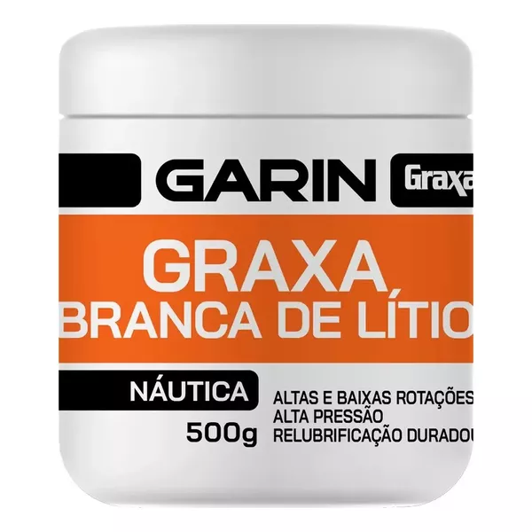 GARIN GRAXA LITIO BRANCA 500G