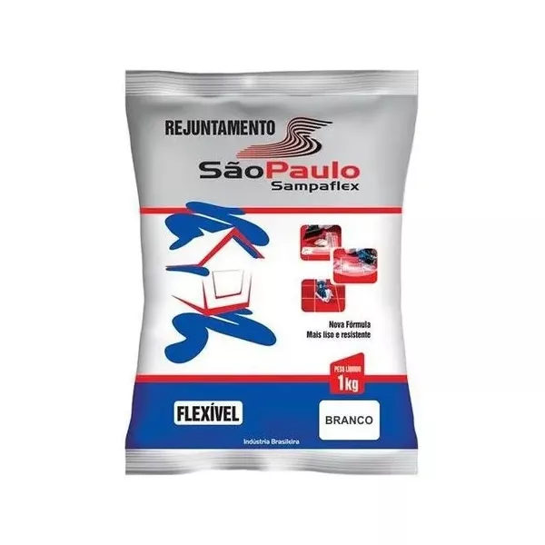 SAMPAFLEX REJUNTE BRANCO 1KG