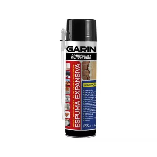 GARIN ESPUMA EXPANSIVA 340G / 500ML