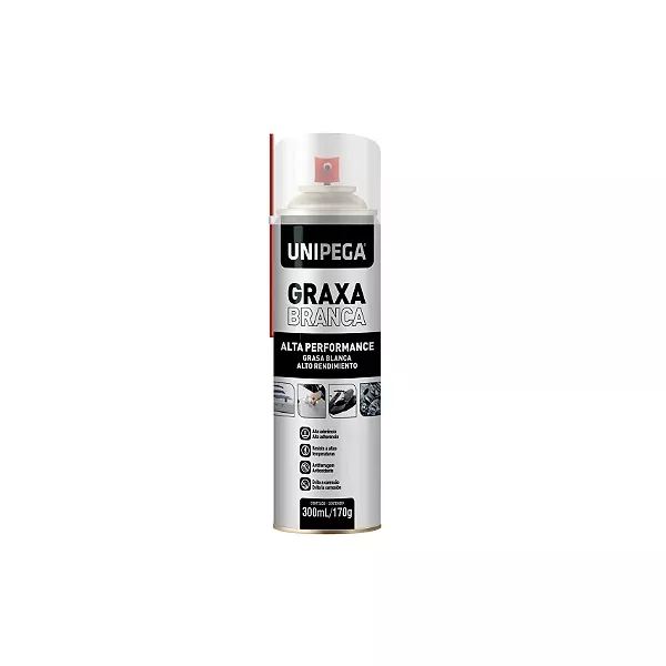  GRAXA BRANCA LITIO SPRAY UNIPEGA 300ML/ 150GR