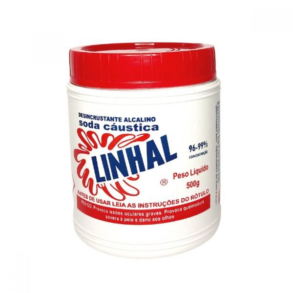 LINHAL SODA CAUSTICA PRA 500GR