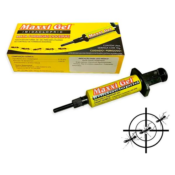 MAXXI GEL FORMICIDA SERINGA 10G