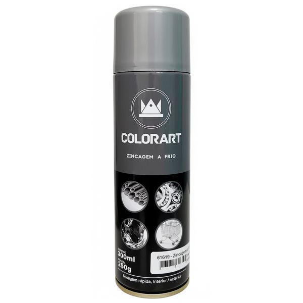 Spray Zincagem A Frio Anticorrosivo Colorart 300ml