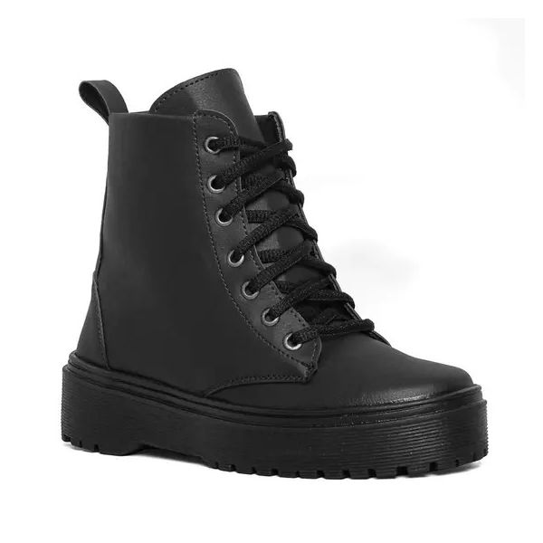 Coturno Feminino Ariah - PRETO