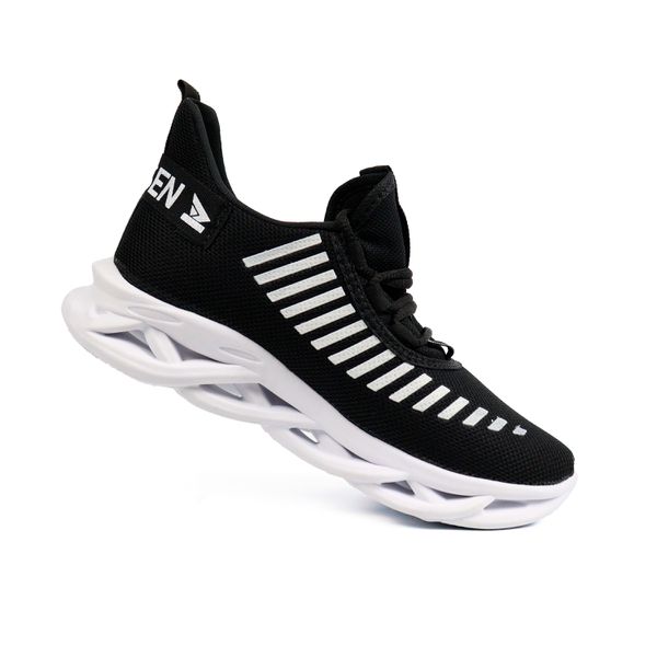 Tenis Oldsen Jaguar Unissex - PRETO/BRANCO
