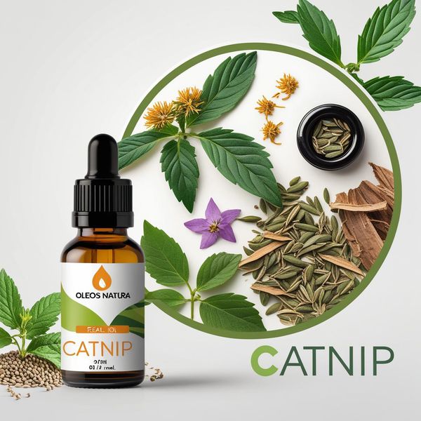 Óleo Essencial Erva Dos Gatos - Catnip