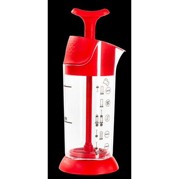 Espumador de leite Portatil Pressca Vermelho