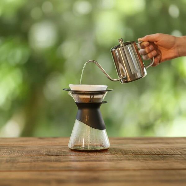 Conjunto para Café Fluire – Preto – Uso Manual