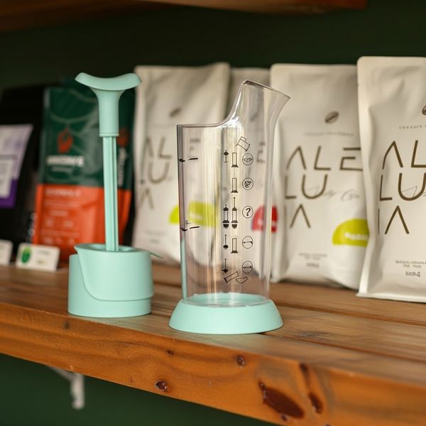 Espumador de Leite Pressca – Verde – Portátil Manual