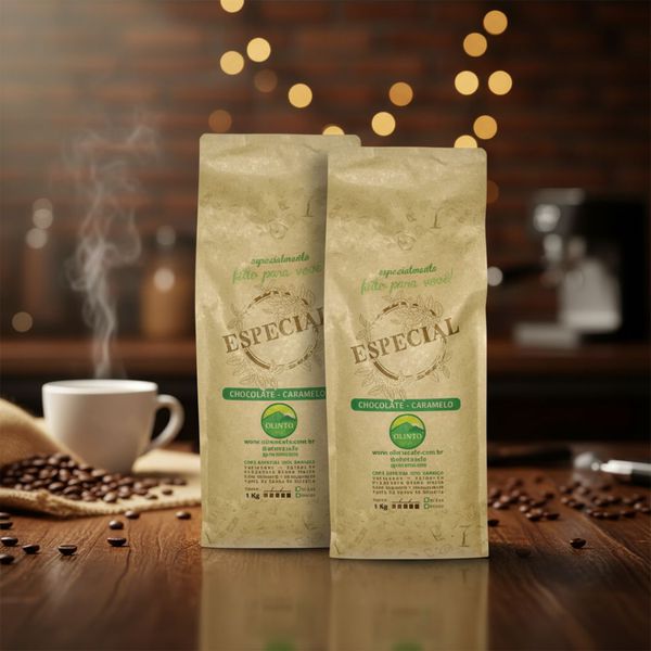 Pé de Moleque Tradicional Binuto 18 unidades + Café Olinto 1kg