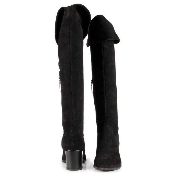 Bota Simona em Camurça Preta ORCADE