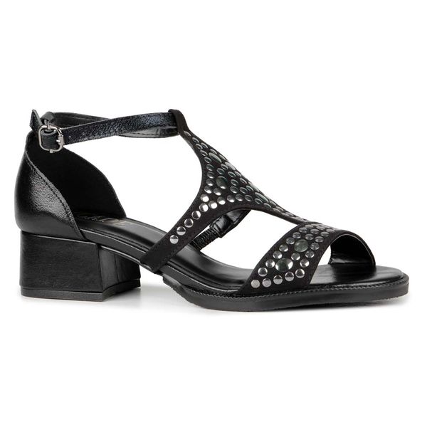 Sandália Salto Veneza HotFix Preto