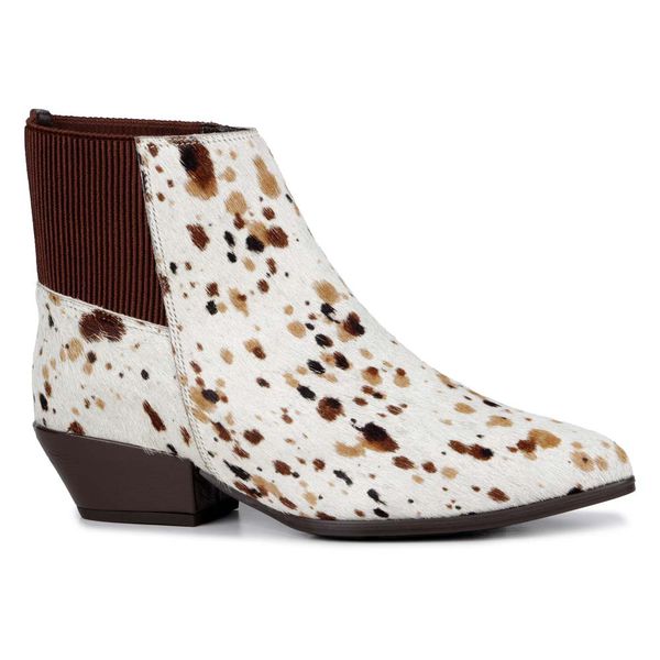 Bota Amber Animal Print Off White
