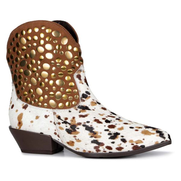 Bota Western Amber Animal Print