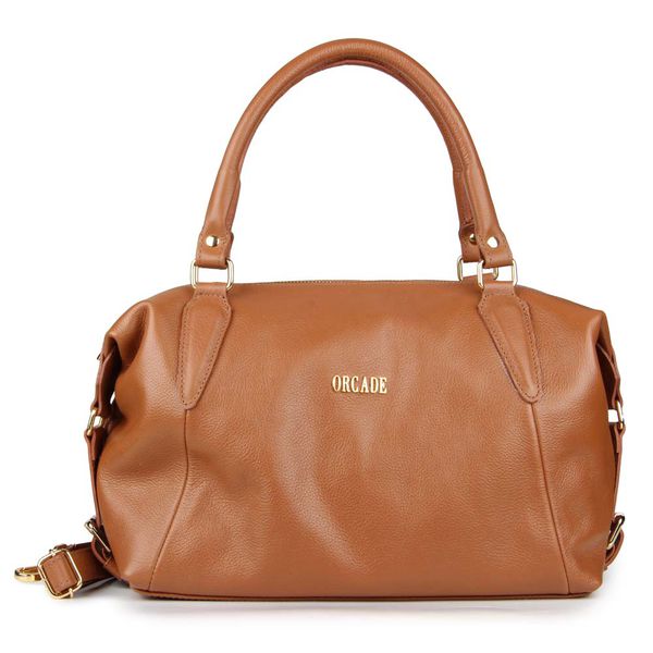Bolsa Orcade Couro Liso Toast