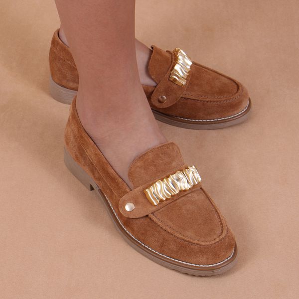 Loafer Vittoria Orcade Camurça Caramelo | ORCADE