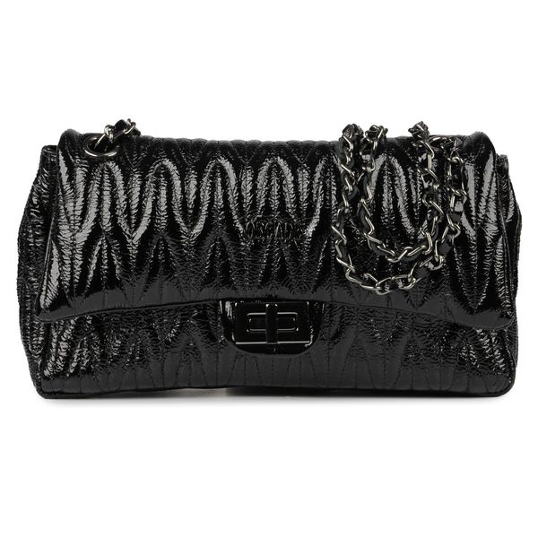 Bolsa Baguete Orcade Verniz Preta