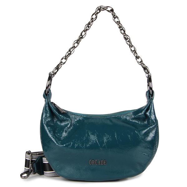 Bolsa Orcade Verniz Esmeralda