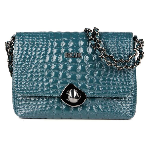 Bolsa Orcade Verniz Esmeralda