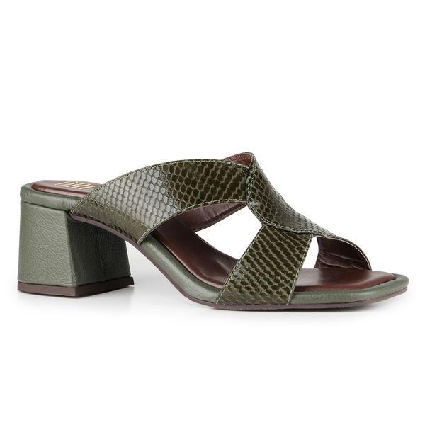 Mule Salto Grazia Orcade Snake Musgo