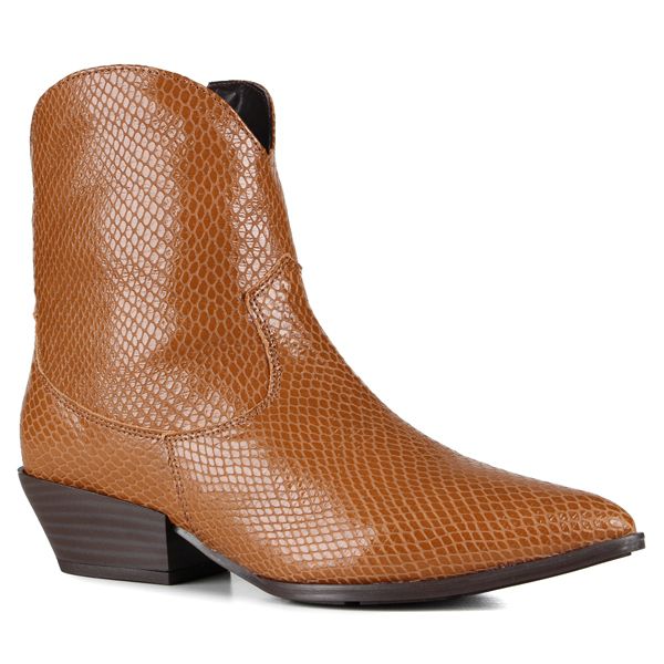 Bota Western Amber Orcade Snake Cuoio