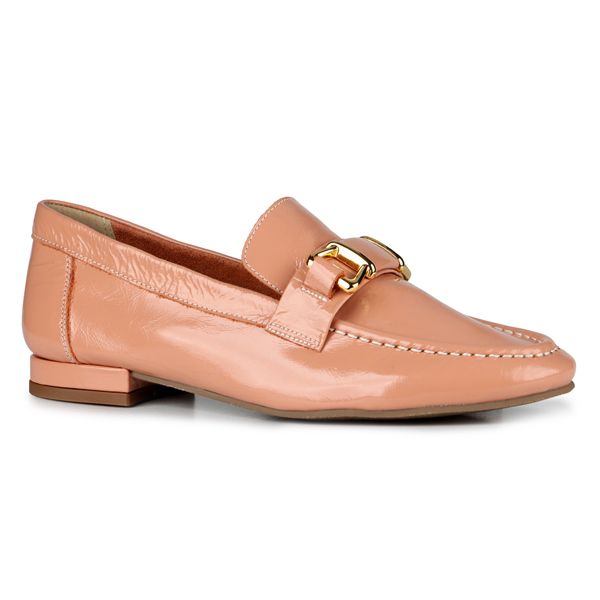 Mocassim Loafer Orcade Verniz Rosa Seco