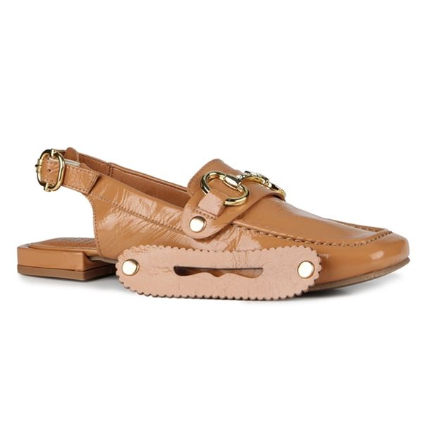 Loafer Mule Orcade 3 Em 1 Verniz Terracota