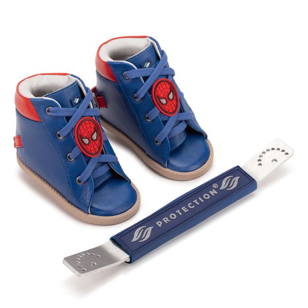 Dennis Brown homem aranha azul com barra de regulagem 