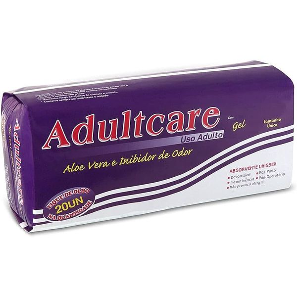 Adultcare - Absorvente Geriátrico C/ 20 unidades