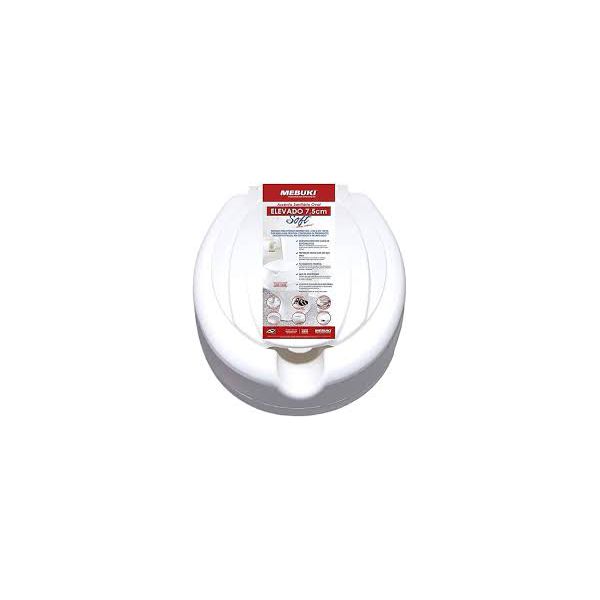 Mebuki - Assento Elevado 7,5cm Soft Branco