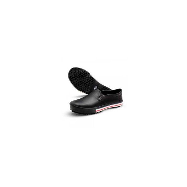 Soft Works - Tenis De E.V.A C/ Solado Antiderrapante Preto Listra Vermelha BB80 | CA - 37212