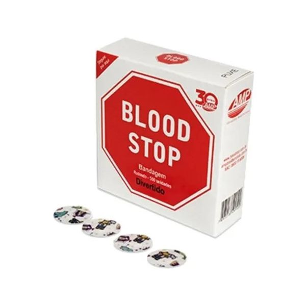 Blood Stop Bandagem Divertido Infantil Com 500un AMP