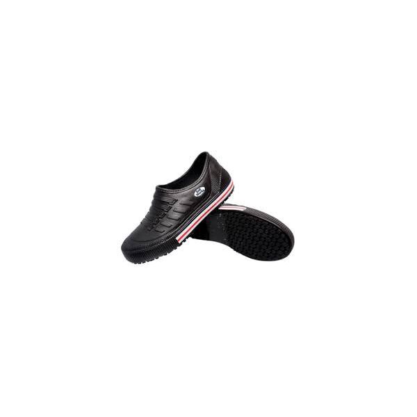 Soft Works - Tênis de E.V.A C/ Solado Antiderrapante Preto Listra Vermelha BB81| CA - 43860